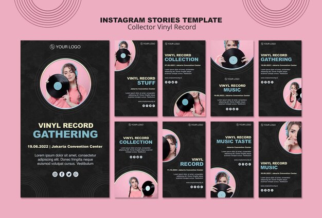 aesthetic audio story template album cover reveal Instagram story template aesthetic