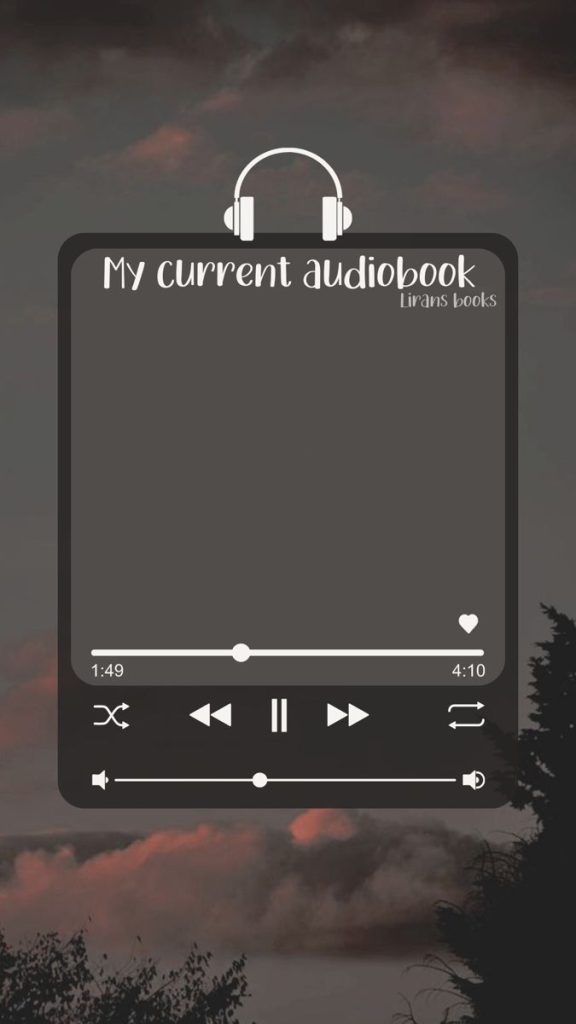 aesthetic audio story template playlist cover Instagram story template aesthetic