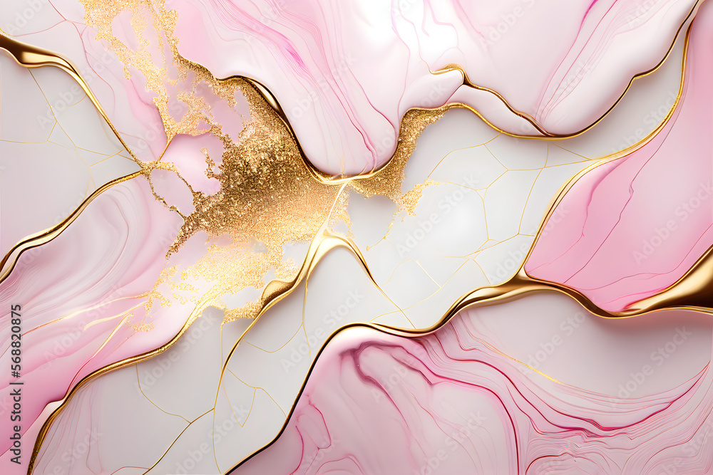 aesthetic beauty price list story template minimalist marble design with clean lines and rose gold accents