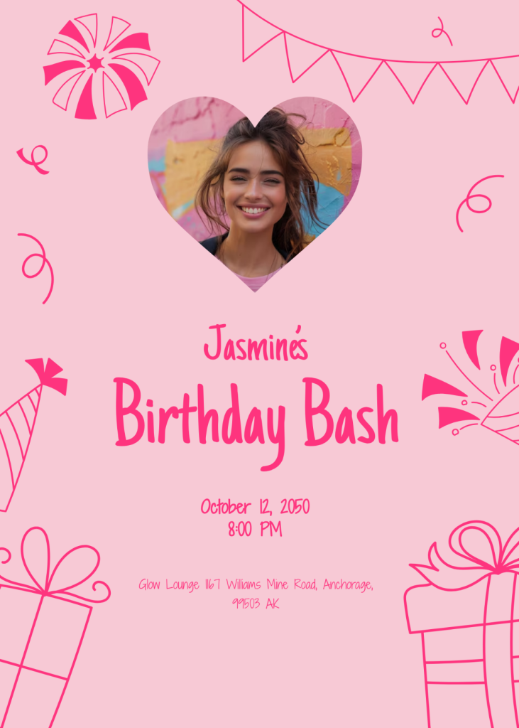 aesthetic birthday story template confetti birthday instagram story template party