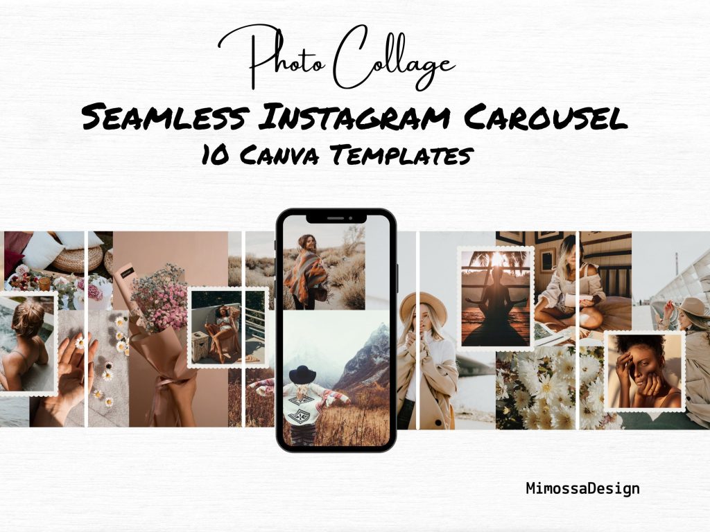 aesthetic black friday story template aesthetic gift guide carousel Instagram story template with multiple product images and numbers