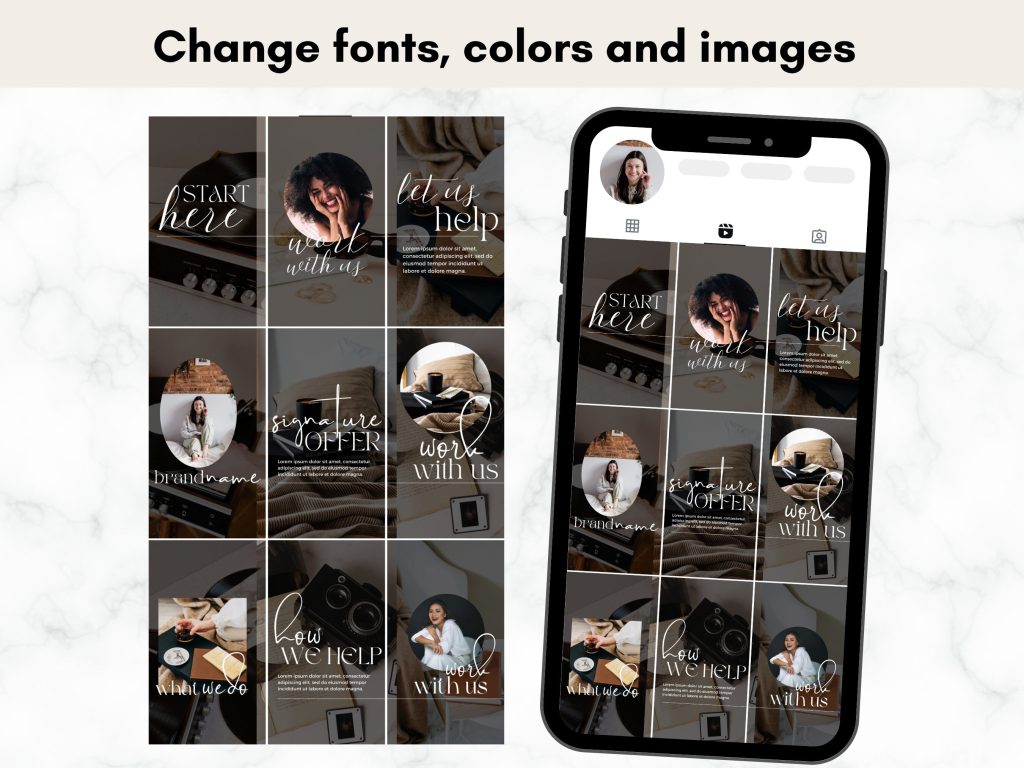 aesthetic blogger story template aesthetic Instagram story behind the scenes of a blogger's photo shoot with camera and props