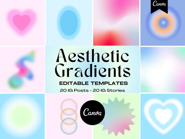 aesthetic blogger story template aesthetic Instagram story quote with a soft gradient background and serif font