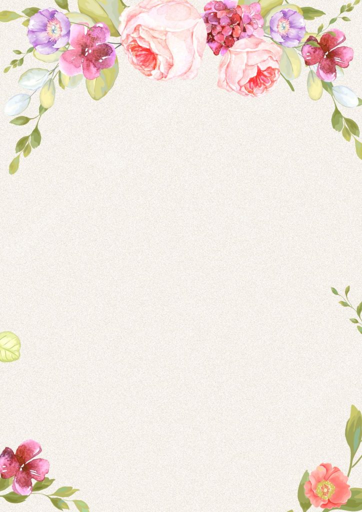 aesthetic boho instagram story template boho fashion lookbook instagram story template floral border watercolor