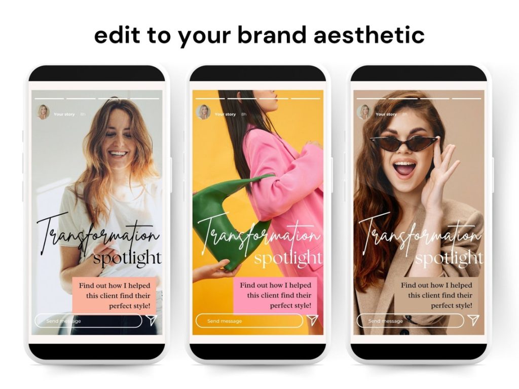 aesthetic creator story template aesthetic creator essentials Instagram story template