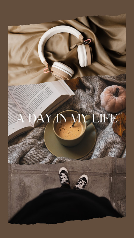 aesthetic creator story template aesthetic day in the life Instagram story template creator