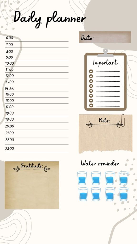 aesthetic daily life story template aesthetic weekend recap Instagram story template with photos and stickers