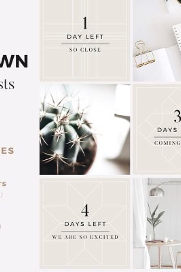 aesthetic event announcement story instagram story countdown template with live countdown sticker