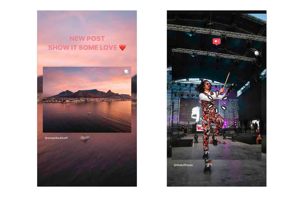 aesthetic event announcement story instagram story exclusive preview with blurred photo and teasing text