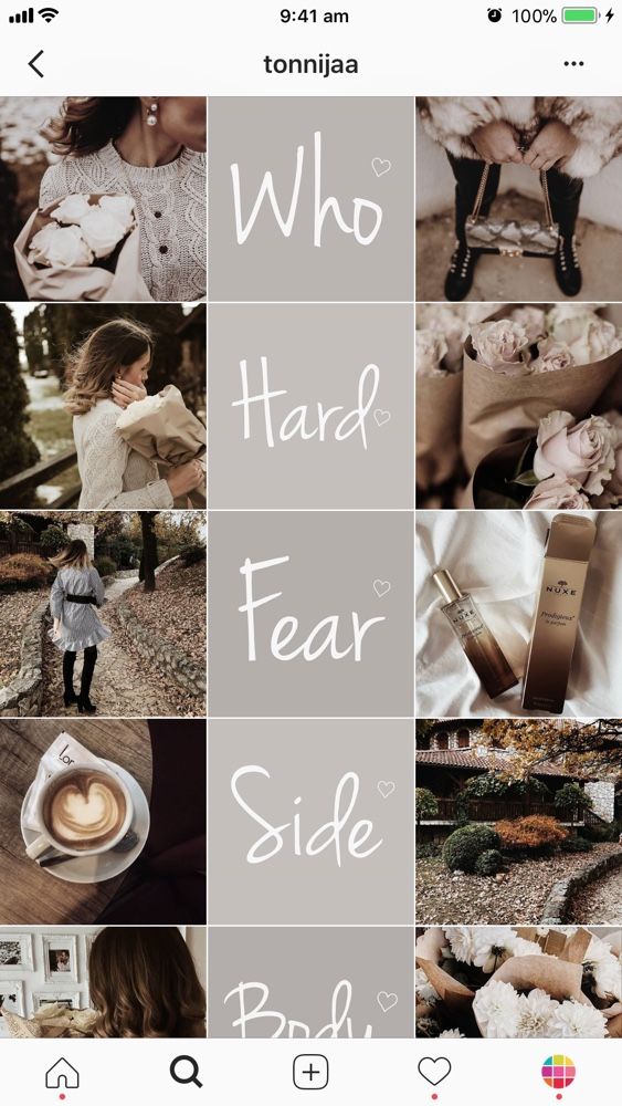aesthetic fall collection story final collection roundup Instagram story template with grid layout and shop now button