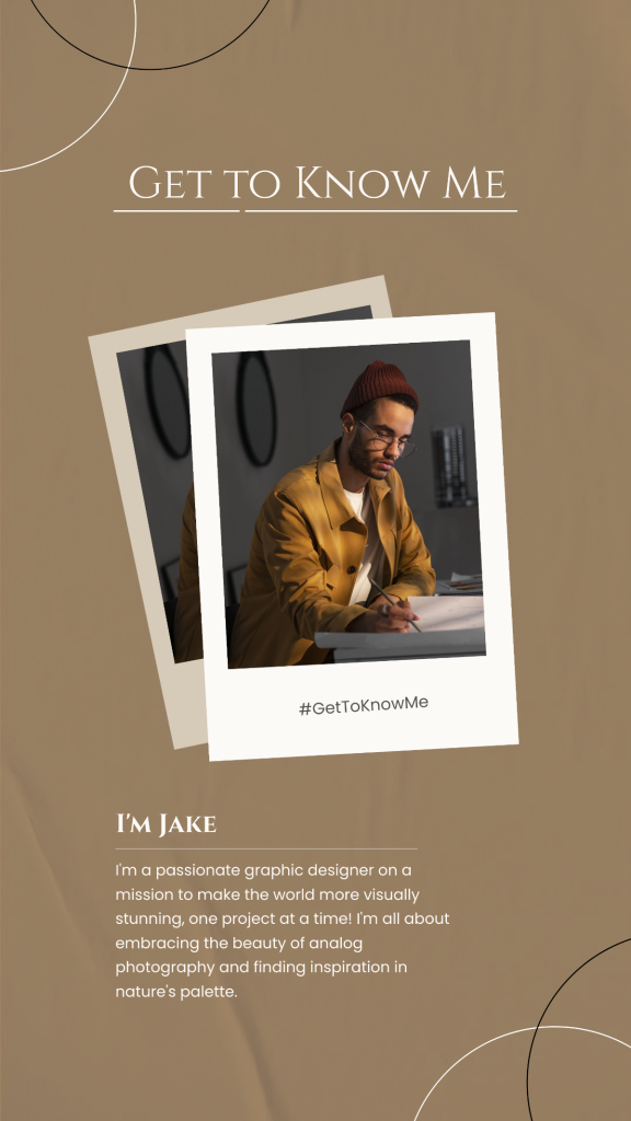 aesthetic get to know me story aesthetic polaroid instagram story template