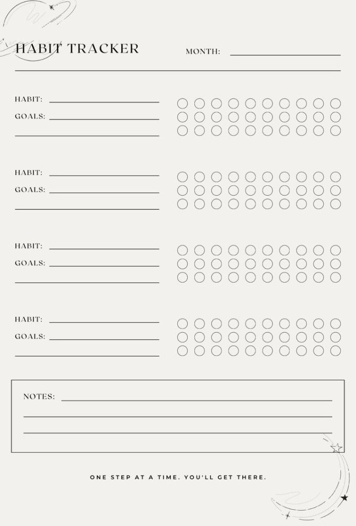 aesthetic habit tracker story template aesthetic sleep tracker story template