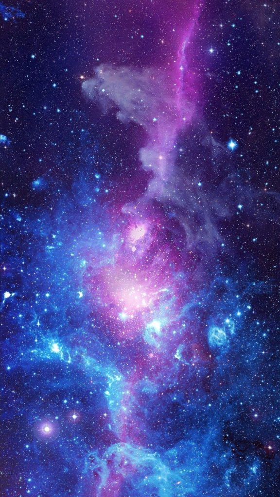 aesthetic ig story background cosmic galaxy background stars nebula purple blue deep space