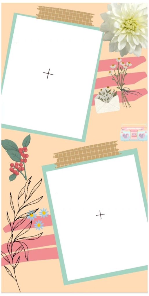 aesthetic ig story template Instagram story template with vintage film grain effect and warm tones