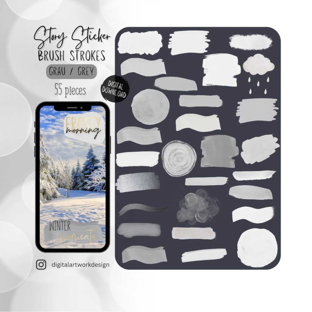 aesthetic instagram story border brush stroke border aesthetic Instagram art