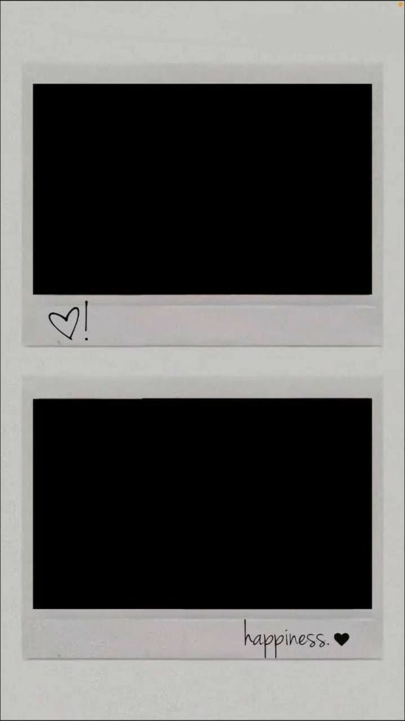 aesthetic instagram story border Polaroid frame border on Instagram story aesthetic