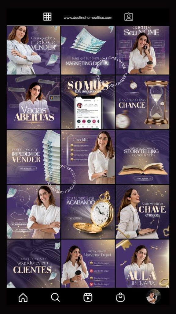 aesthetic instagram story template for brand customer testimonial quote card Instagram story template with blurred product background