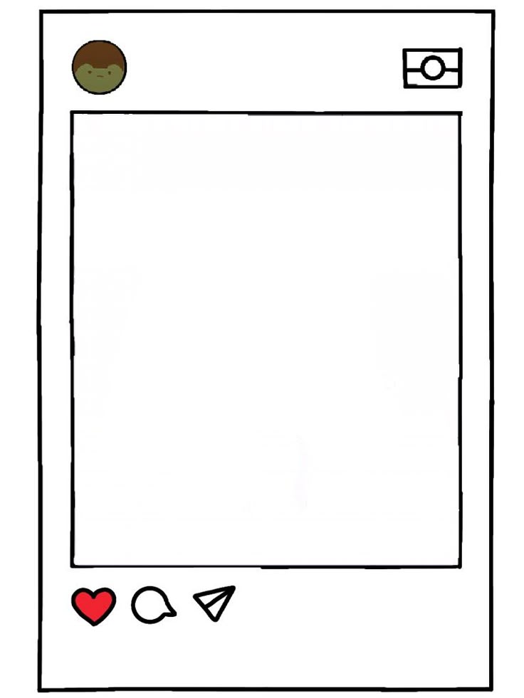 aesthetic instagram story template for brand polaroid frame Instagram story template for behind the scenes with candid photos