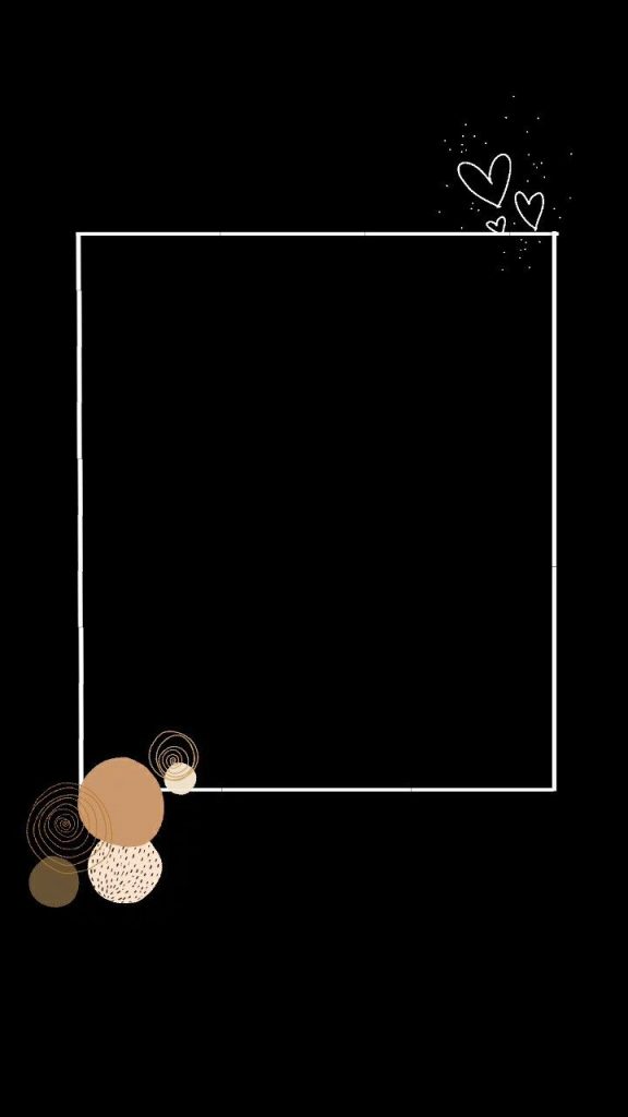 aesthetic instagram story template ideas hand-drawn doodle border Instagram story template
