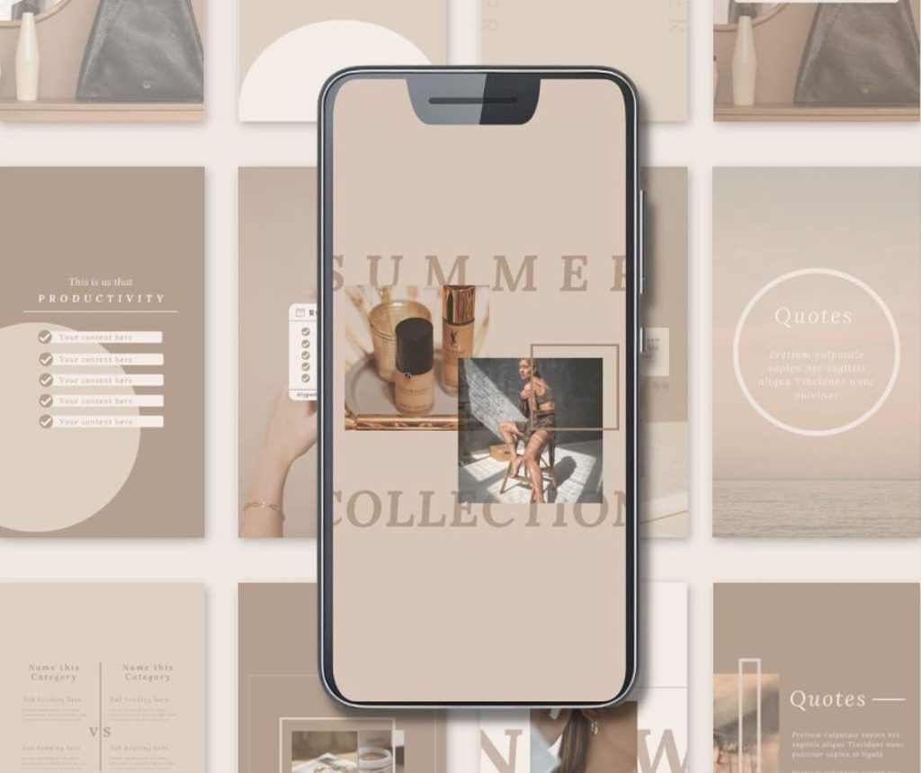 aesthetic instagram story template ideas neon glow effect Instagram story template aesthetic