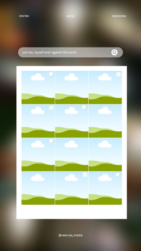 aesthetic instagram story video template nature inspired Instagram story video template with leaves and natural light overlays