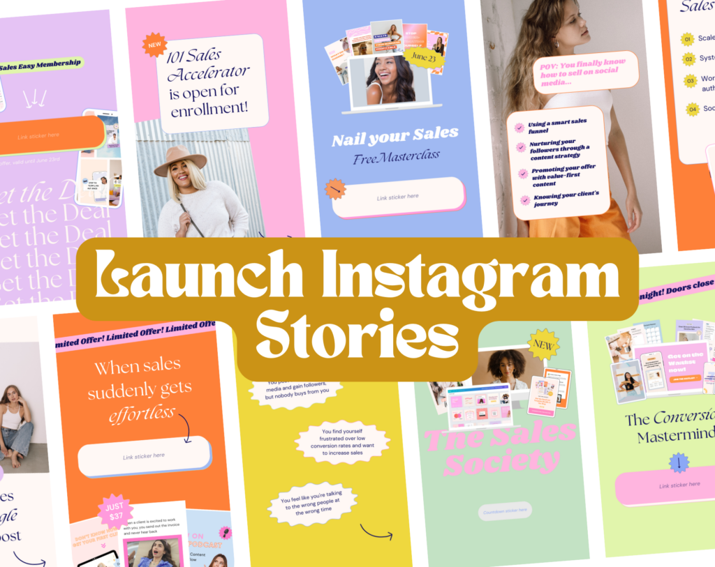 aesthetic launch announcement story sneak peek blurred image Instagram story launch template