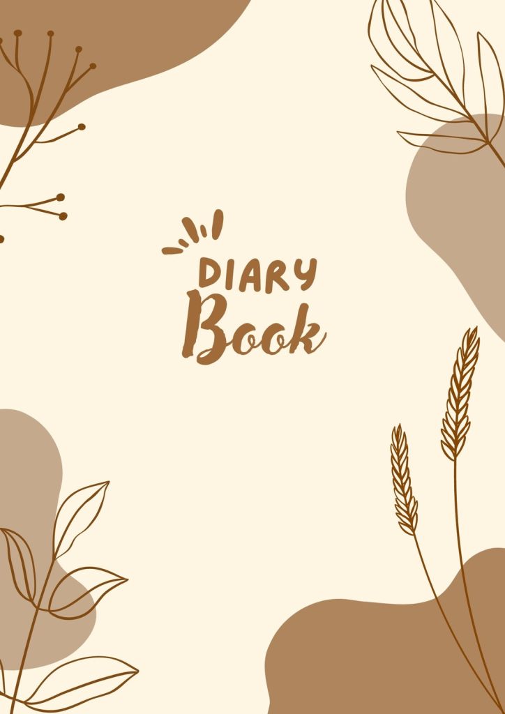 aesthetic monthly planner story template aesthetic reading log story template with book cover and vintage paper texture