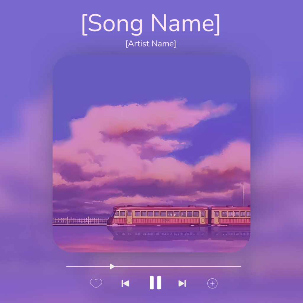 aesthetic music story template album art collage aesthetic story template