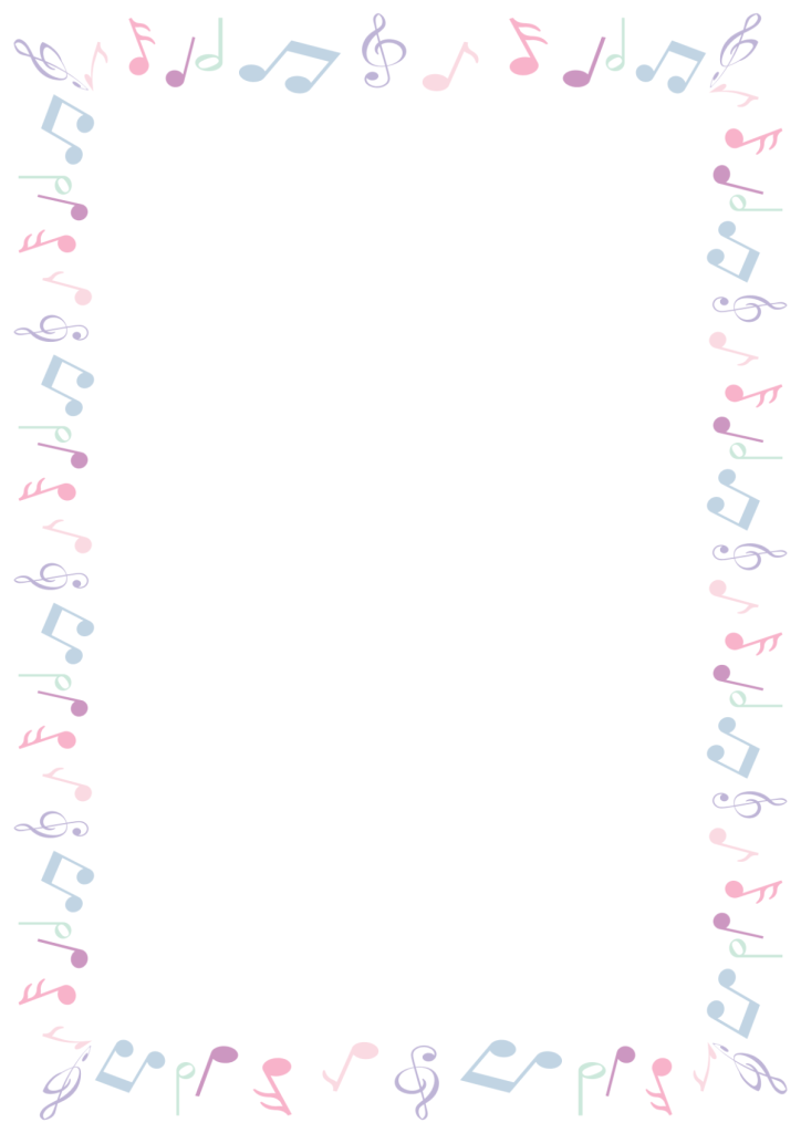 aesthetic music story template music notes border aesthetic instagram story template