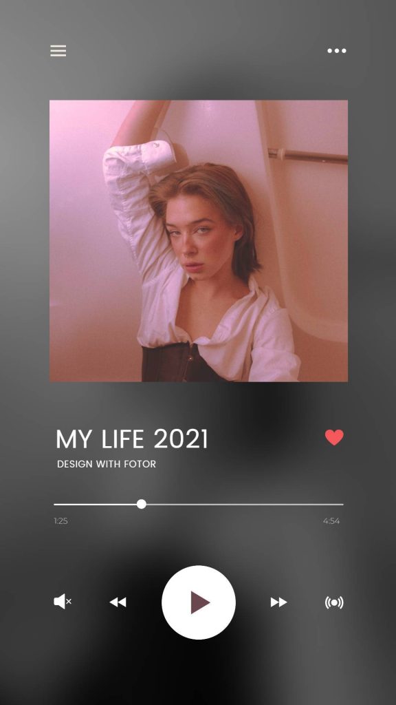 aesthetic music story template spotify playlist cover aesthetic instagram story template