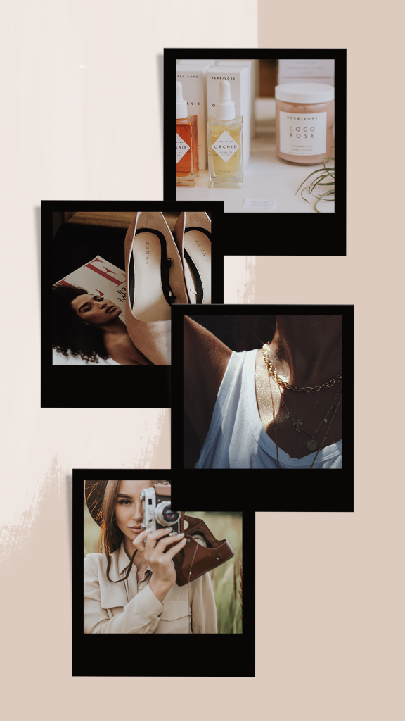 aesthetic new blog post story aesthetic instagram story template polaroid photo frame