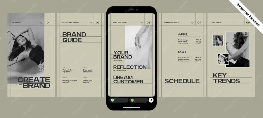 aesthetic new collection story template behind the scenes peel off sticker new collection story