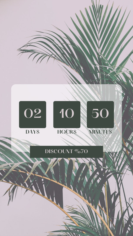 aesthetic new collection story template countdown timer reveal new collection Instagram story template