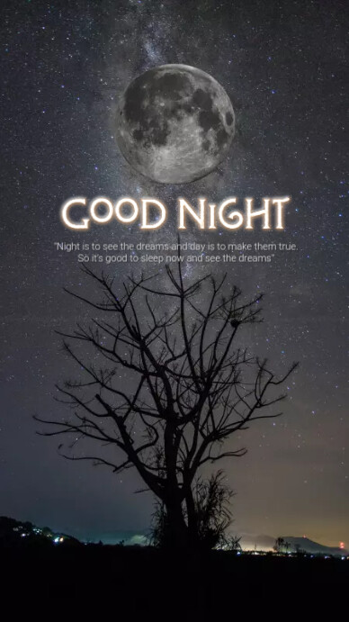 aesthetic night instagram story template aesthetic starry night sky Instagram story template with stars and moon