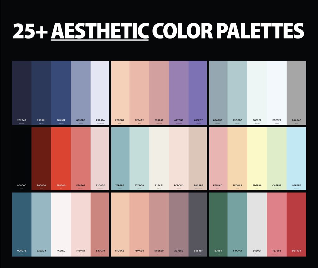 aesthetic personal brand story template aesthetic personal brand color palette swatches on Instagram story