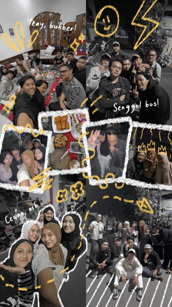 aesthetic picture collage instagram story collage with text overlays Instagram story template typography