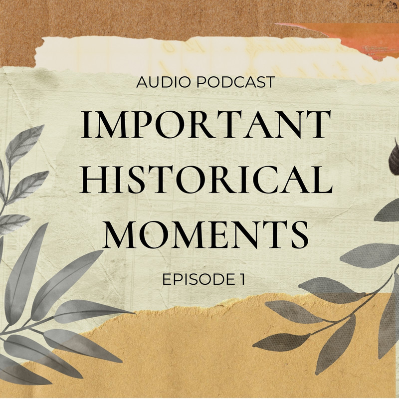 aesthetic podcast cover story vintage podcast cover retro typography warm sepia tones