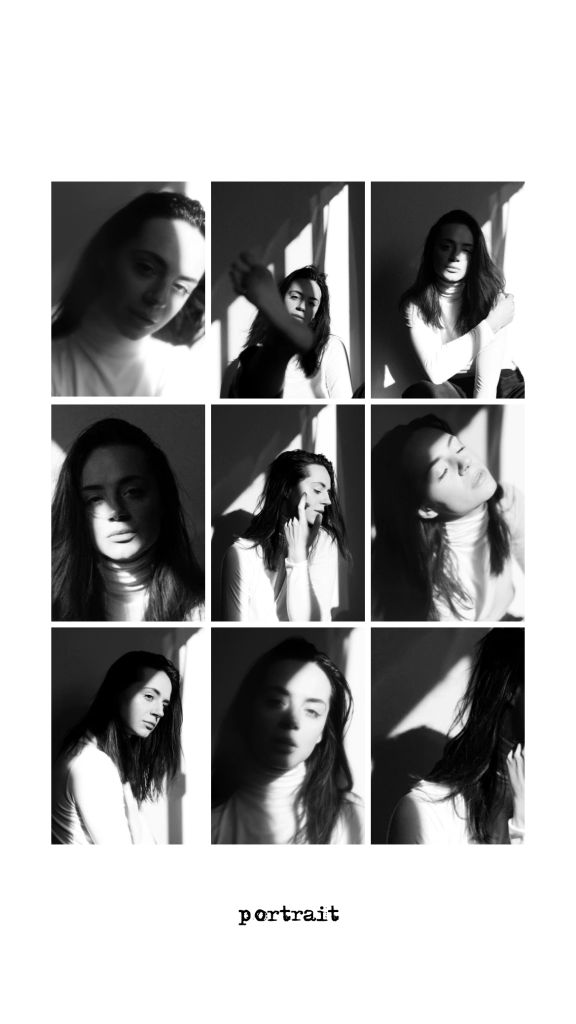 aesthetic profile story template Instagram profile photo grid story template aesthetic