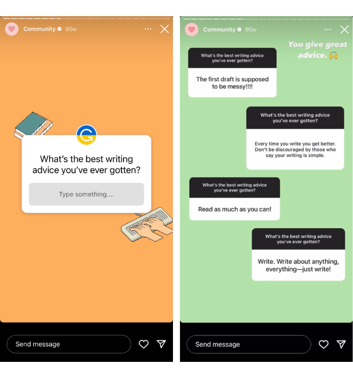 aesthetic q&a story template minimalist Q&A Instagram story template neutral background clean lines
