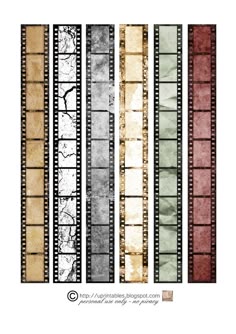 aesthetic reel story template vintage film reel instagram story template with border and grain