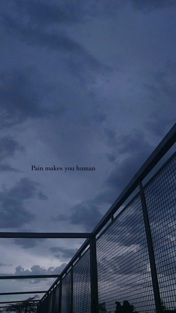 aesthetic sad quote story template aesthetic sad quote story watercolor grey blue ink splatter