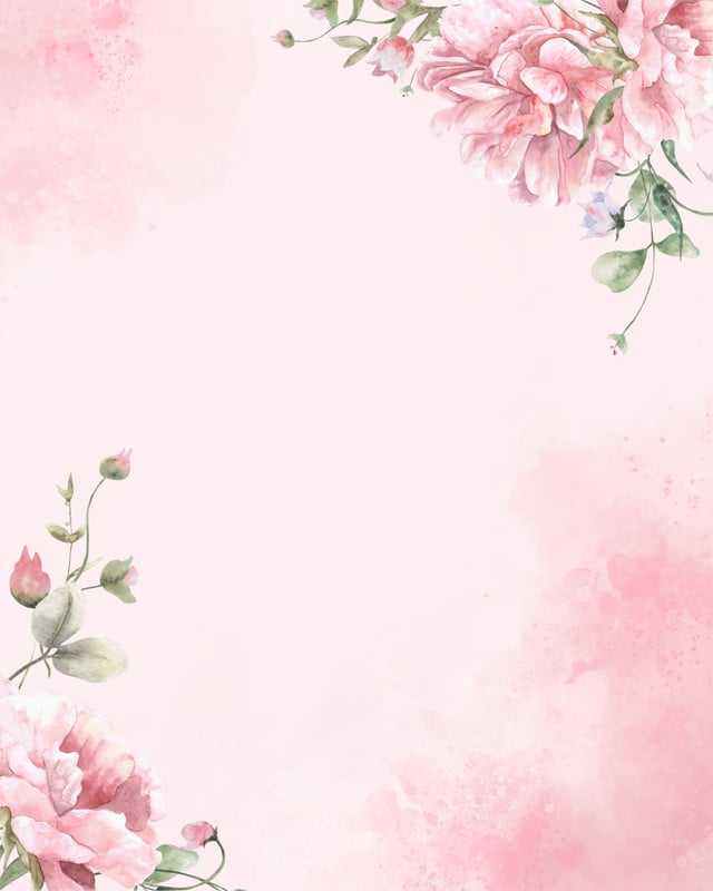 aesthetic spring instagram story template floral Instagram story template with soft pink flowers and white background