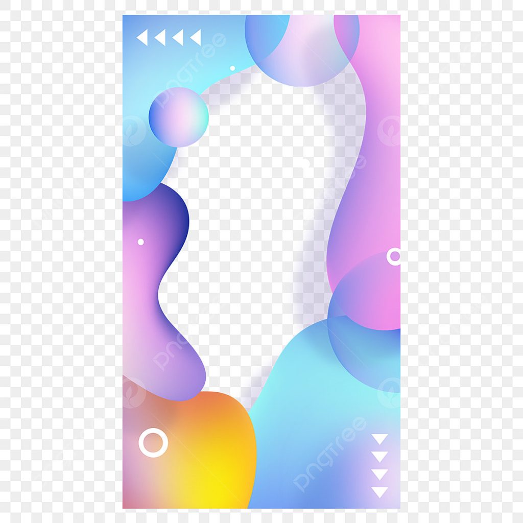 aesthetic story border template gradient ombre border Instagram story template