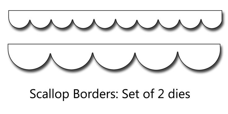 aesthetic story border template patterned scallop border Instagram story template