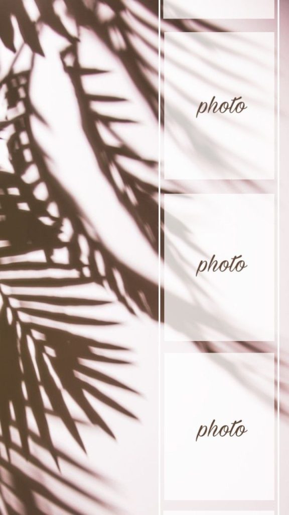 aesthetic story border template shadow box border Instagram story effect