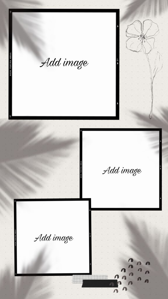 aesthetic story border template vintage ornate frame border Instagram story