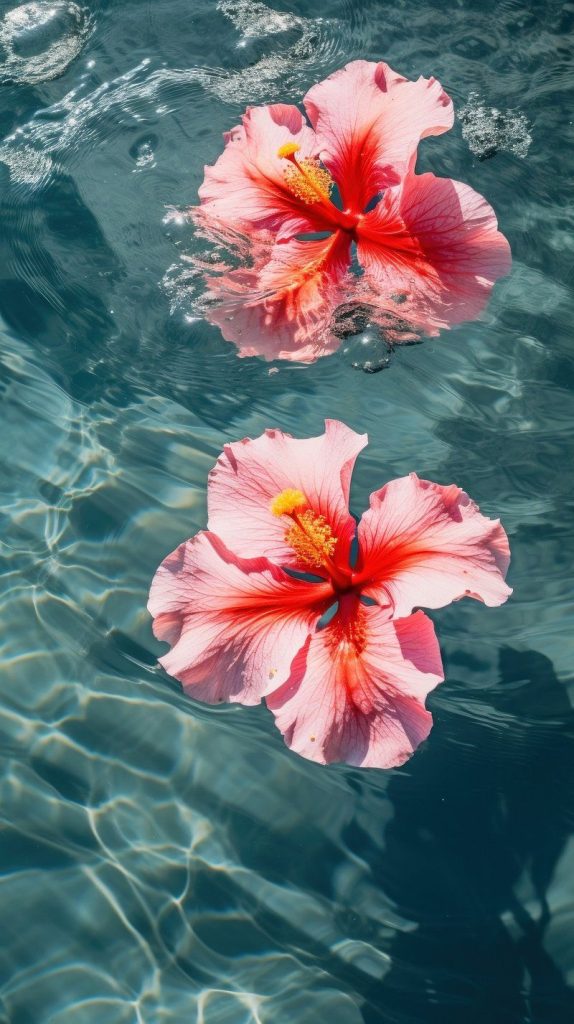 aesthetic story template pack aesthetic summer story template with tropical flowers and golden hour light