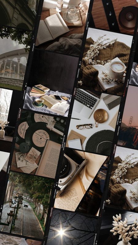 aesthetic story template png dark aesthetic collage story template png