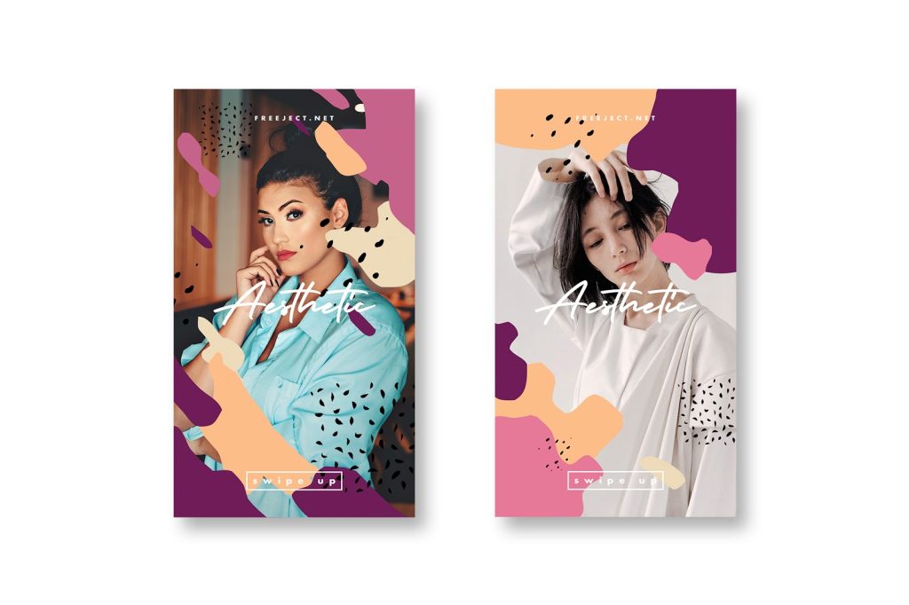 aesthetic student instagram story template aesthetic class notes template with handwritten style on Instagram story