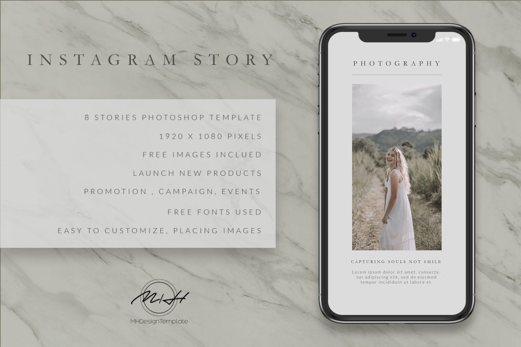 aesthetic template for instagram story vintage film grain instagram story template layout